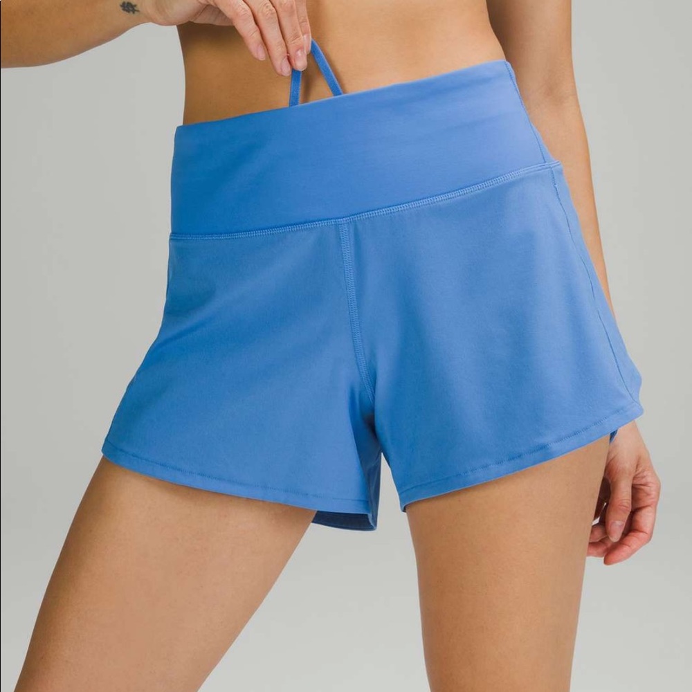 Lululemon blue Nile mid rise speed up 4”